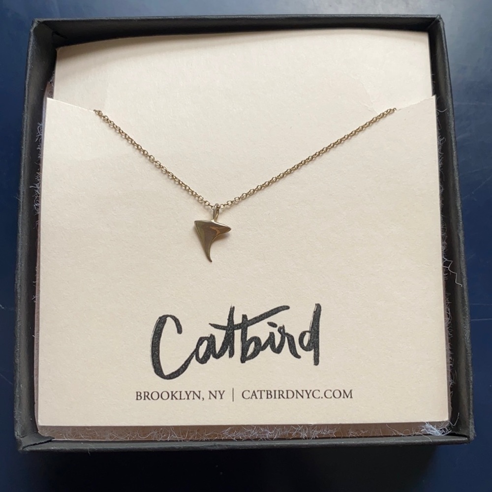 Catbird Rose Thorn Necklace (Silver)